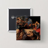 Genießen Sie im Haus von Simon den Pharisee, Button (Vorne & Hinten)