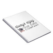 Genießen Sie immer Ihr eigenes Unternehmen Notizblock (Rechte Seite)