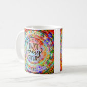 Genießen Sie jede Minute Kaffeetasse (Vorderseite Links)