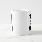 Genießen Sie jeden Moment 2 Jumbo-Tasse (Vorderseite)