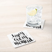 Genießen Sie jeden Moment 2 Rechteckiger Pappuntersetzer (Vor Ort)