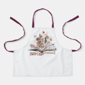 Genießen Sie jeden Moment, positive Botschaft Schürze (Vorderseite)