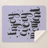 Genießen Sie jeden Moment Sherpadecke (Vorderseite (Horizontal))