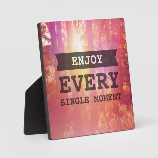 Genießen Sie jeden Single Fotoplatte (Vorderseite)