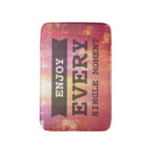 Genießen Sie jeden Single-Moment Badematte (Vorderseite Vertikal)