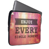 Genießen Sie jeden Single-Moment Laptopschutzhülle (Vorne Rechts)