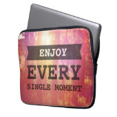 Genießen Sie jeden Single-Moment Laptopschutzhülle (Vorderseite Links)
