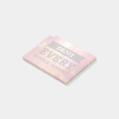 Genießen Sie jeden Single-Moment Post-it Klebezettel (angewinkelt)