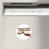 Genießen Sie jedes Sandwich Magnet (In Situ (Geschirrspüler))
