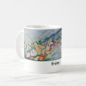 Genießen Sie!! Kaffeetasse (Vorderseite Links)