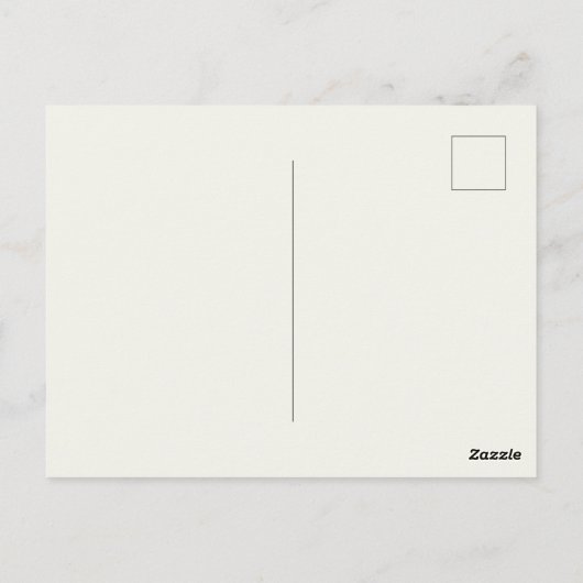 Genießen Sie kleine Dinge minimalistischer Segen P Postkarte (Rückseite)