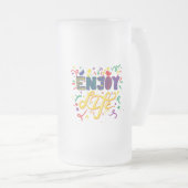 Genießen Sie Mattierte Tasse (VorderseiteRechts)