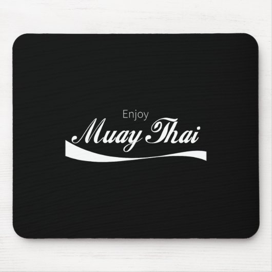 Genießen Sie Muay Thai Kickboxen Kampfsportarten K Mousepad (Vorne)