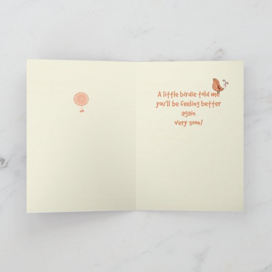 Genießen Sie nach der Operation der Ohren Röhre, V Karte (Innenseite)