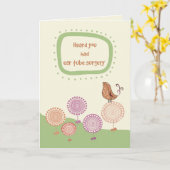 Genießen Sie nach der Operation der Ohren Röhre, V Karte (Gelbe Blume)