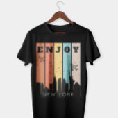 GENIESSEN SIE NEWYORK, Gebäude, Flugzeug | Reisen T-Shirt