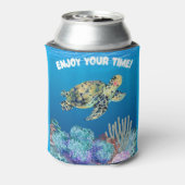 Genießen Sie Schildkröte Dosenkühler (Kanne Rückseite)