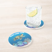 Genießen Sie Schildkröte Getränkeuntersetzer (Seite)