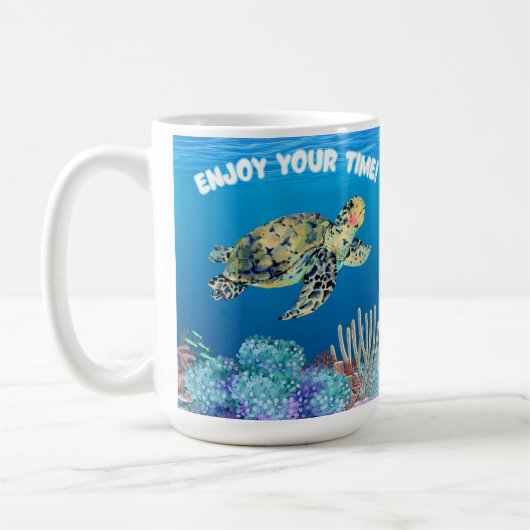 Genießen Sie Schildkröte Kaffeetasse (Links)