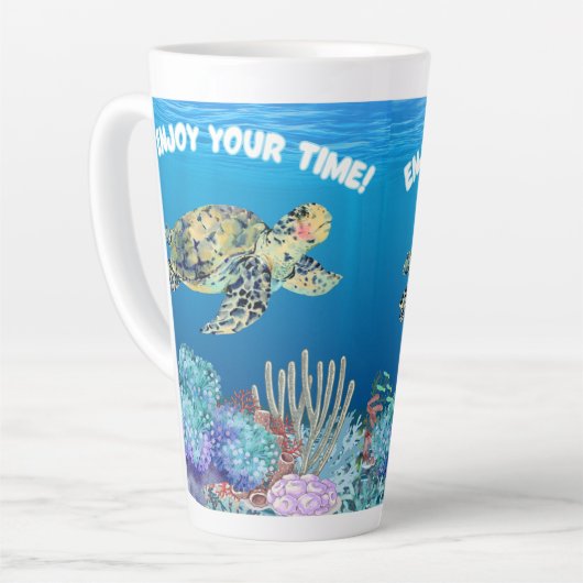 Genießen Sie Schildkröte Milchtasse (Linke Ecke)