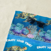 Genießen Sie Schildkröte Strandtuch (Beispiel)