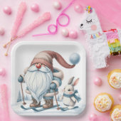 Geniessen Sie Skifahren mit dem Sonnenschein in de Pappteller (Party)