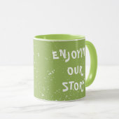 Genießen Sie unseren Niedlichen Weißwein-Text Tasse (VorderseiteRechts)