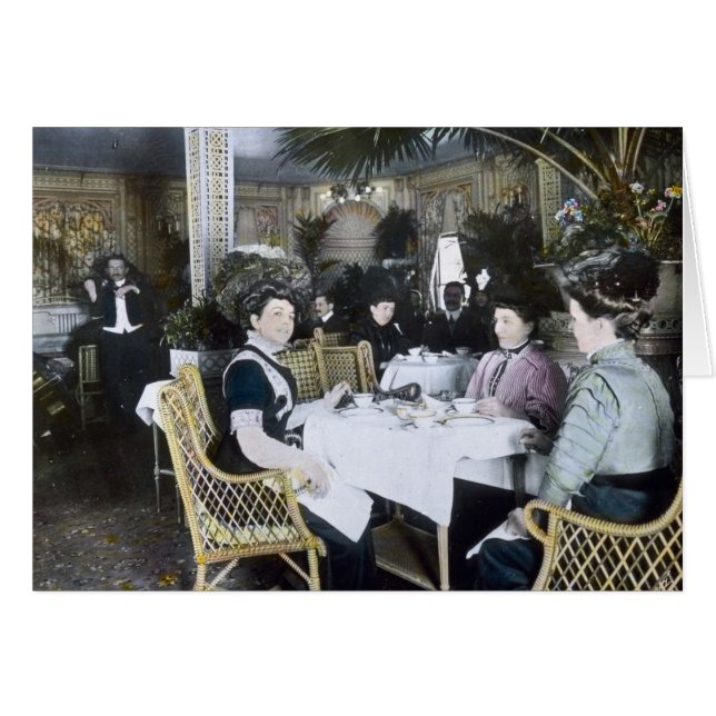 Genießen titanische 1. Klassen-Passagiere (Vorderseite (Horizontal))