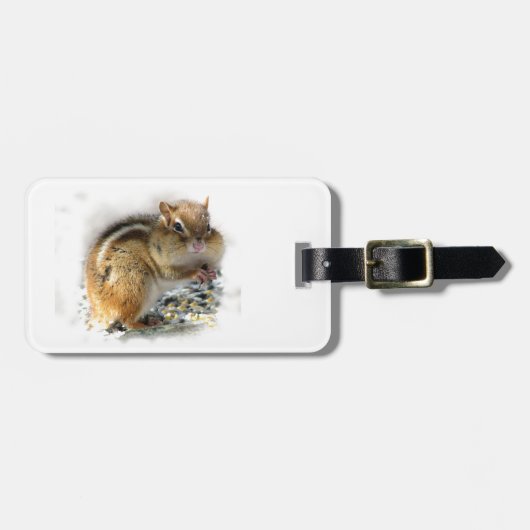 Genießen von Chipmunk Gepäckanhänger (Vorderseite horizontal)