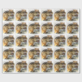 Genießen von Chipmunk Geschenkpapier (Flach)