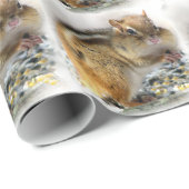 Genießen von Chipmunk Geschenkpapier (Rolleneckpunkt)