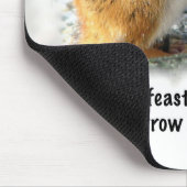 Genießen von Chipmunk Mousepad (Ecke)