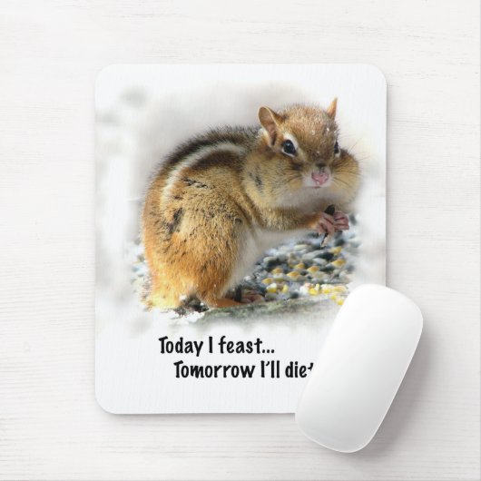 Genießen von Chipmunk Mousepad (Mit Mouse)