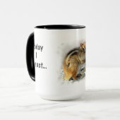 Genießen von Chipmunk Tasse (Vorderseite Links)
