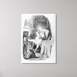 Genießen von Weihnachten Leinwanddruck