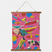 Genießen Wandteppich Mit Holzrahmen (Vorderseite)