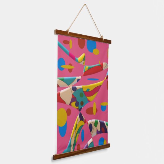 Genießen Wandteppich Mit Holzrahmen (Gewinkelt)