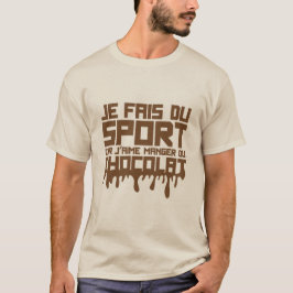 Genießt gern Schokolade T-Shirt