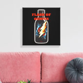 Genius-Blitz Leinwanddruck (Insitu (Wohnzimmer))