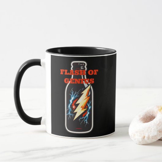 Genius-Blitz Tasse (Mit Donut)