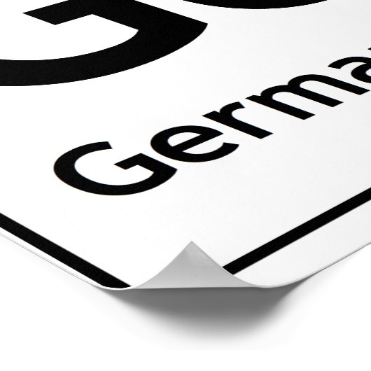 GeNiUS Chemistry Periodic Table Words Elements Poster (Ecke)