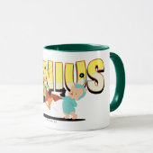 "Genius" Duck Dodgers & Eager, Young Space Cadet Tasse (VorderseiteRechts)