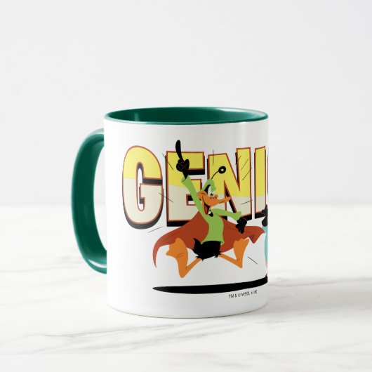 "Genius" Duck Dodgers & Eager, Young Space Cadet Tasse (Vorderseite Links)