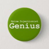 Genius-Geschenke für Spine-Injektoren Button (Vorderseite)