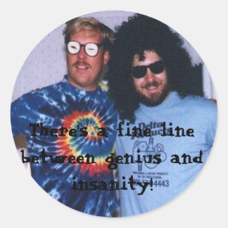 Genius Insanity Sticker (klein)