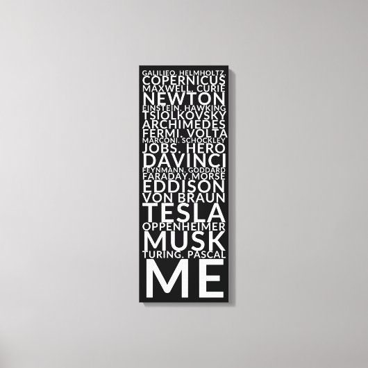 Genius Inspiration Leinwanddruck (Vorderseite)