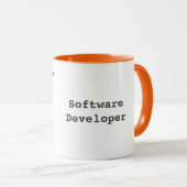 Genius Magician Software Developer Tasse (VorderseiteRechts)