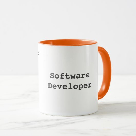 Genius Magician Software Developer Tasse (VorderseiteRechts)
