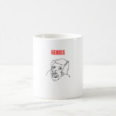 Genius Meme Kaffeetasse (Mittel)