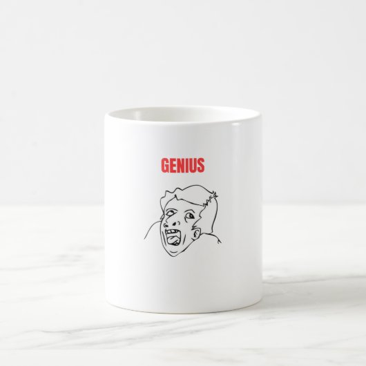 Genius Meme Kaffeetasse (Mittel)